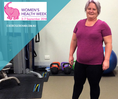 Karen Cook leads our mission this Women's Health Week at Exercise for Rehabilitation and Health